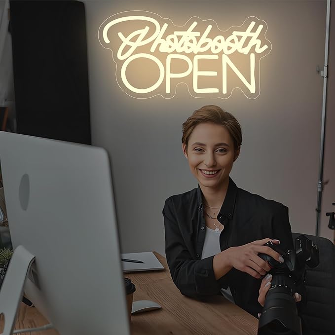PhotoBooth Neon Sign for Wall Decor Dimmable Photobooth Neon light - Image 3