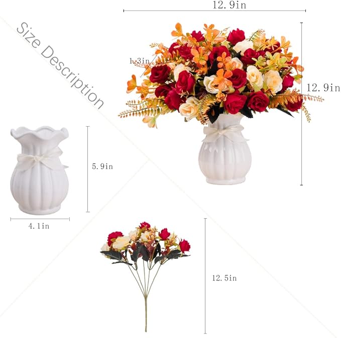 LESING Artificial Fake Flowers - Image 5