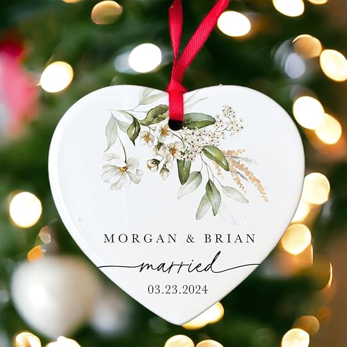 GABITA Personalized First Christmas Married Keepsake, First Christmas Married - Image 4