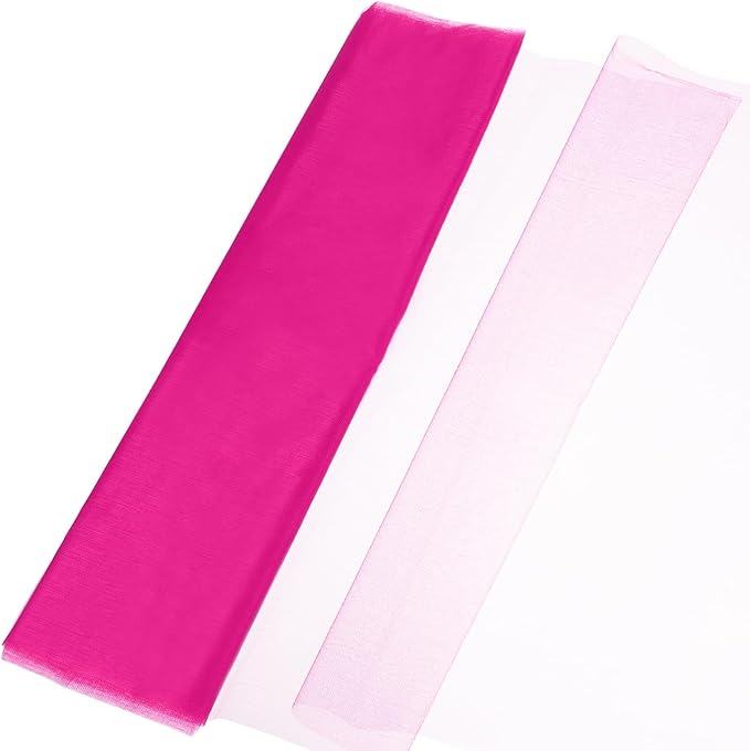 uxcell 19" by 5.5 Yard Tulle Fabric Backdrop Curtains by uxcell