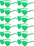 12 Pairs Heart Shaped Sunglasses by AGGKKY