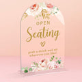 Acrylic Wedding Signs, Bridal Shower Decorations, Open Seating Signs by KongMoTree