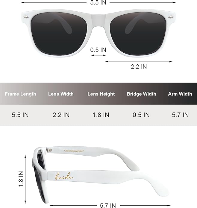 Bride and Groom Polarized Sunglasses - Image 2
