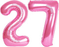 number pink 27 balloon by Upgesy