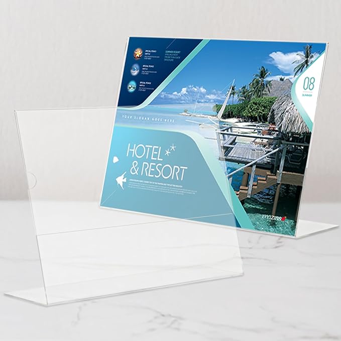 Acrylic Sign Holder 8.5 x 11 Horizontal, Acrylic Stands - Image 5