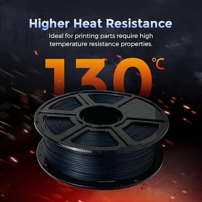 FLASHFORGE Carbon Fiber PETG Filament 1.75mm, Carbon Fiber PETG 3D Printer - Image 3