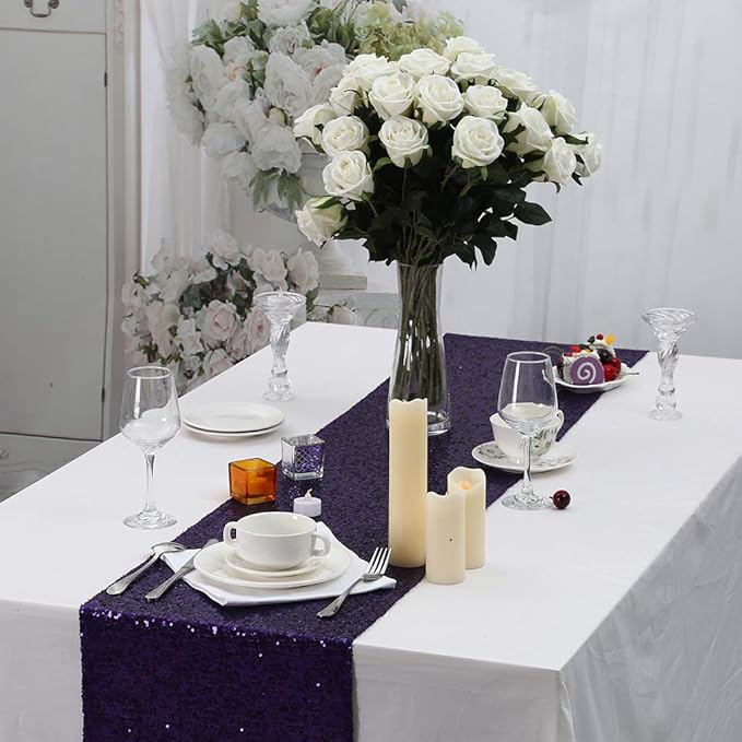 Eternal Beauty Purple Table Runner - Image 6
