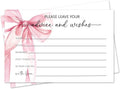 Pink Bow Advice and Wishes Card, Advice Cards by mermermu