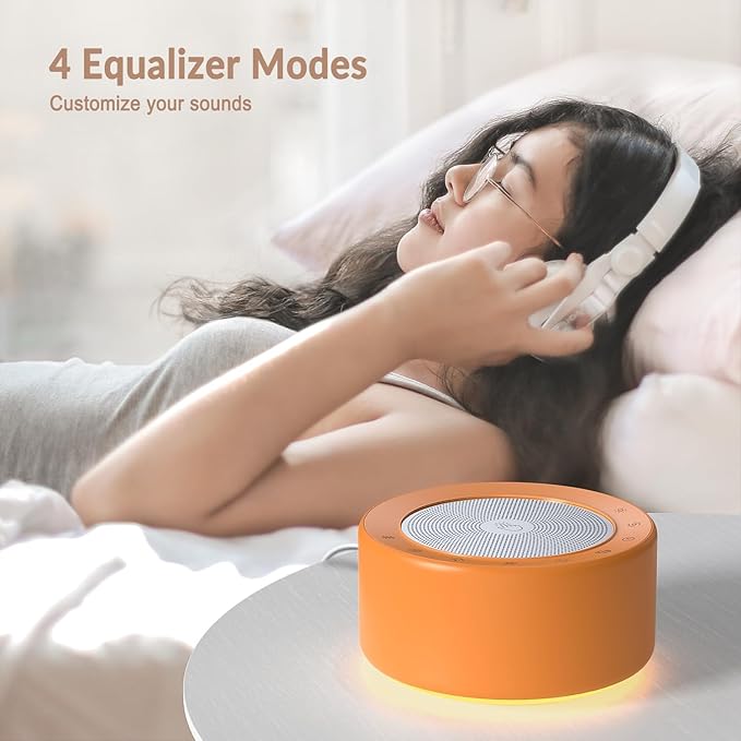 Nursery Lamp with Sound Machine, Mood Lighting, 7 Colors Night Light, 30 - Image 6