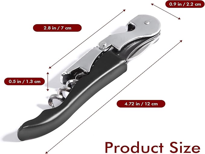 Professional Waiter Corkscrew Wine Openers Set, Upgraded - Image 7