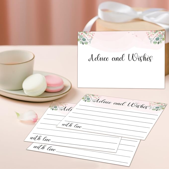 Floral Advice and Wishes Cards, Double-sided Blank Cards Suitable - Image 5