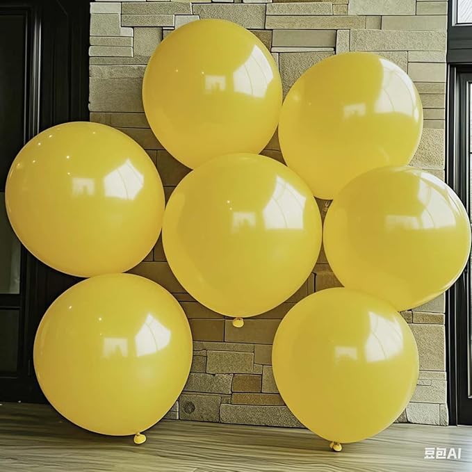 30 Pack Yellow Balloons 36 inch Yellow Latex Large Balloons - Image 3