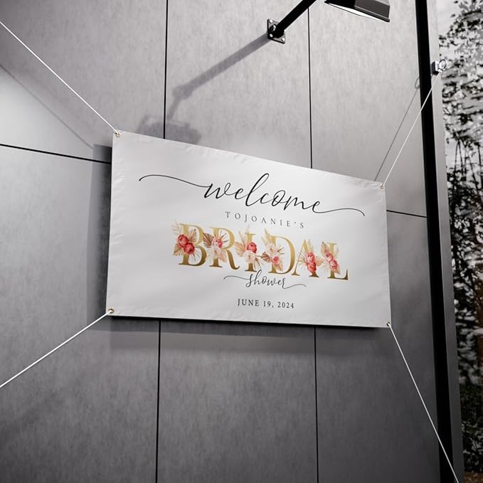 Personalized Bridal Shower Banner, Bridal Shower Banner, Bridal Shower Welcome - Image 3