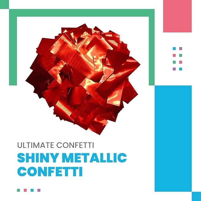 Shiny Metallic Confetti, Table Decorations, and More - Image 2