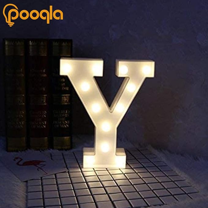 Pooqla LED Marquee Letter Lights Sign, Light Up Alphabet Letter - Image 5
