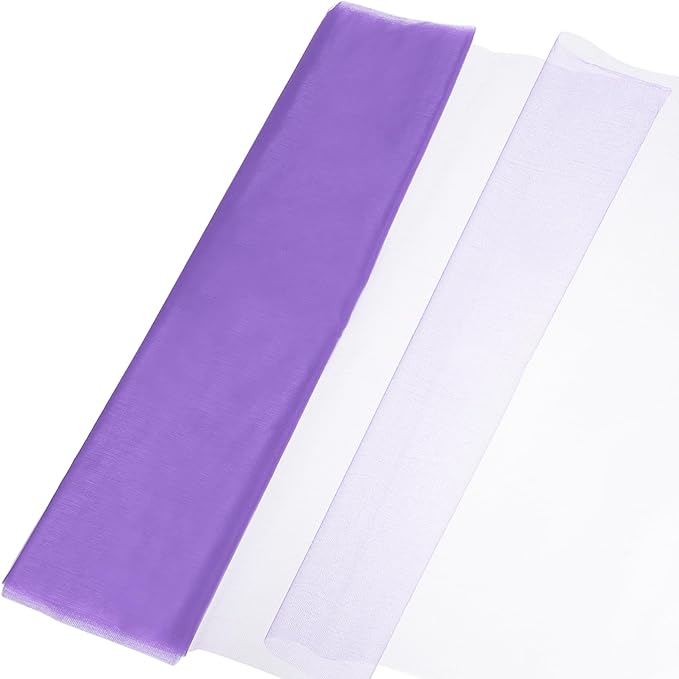 uxcell 19" by 5.5 Yard Tulle Fabric Backdrop Curtains by uxcell
