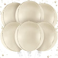 KatchOn, Huge White Sand Balloons Set- 22 Inch, Mylar Balloon by KatchOn