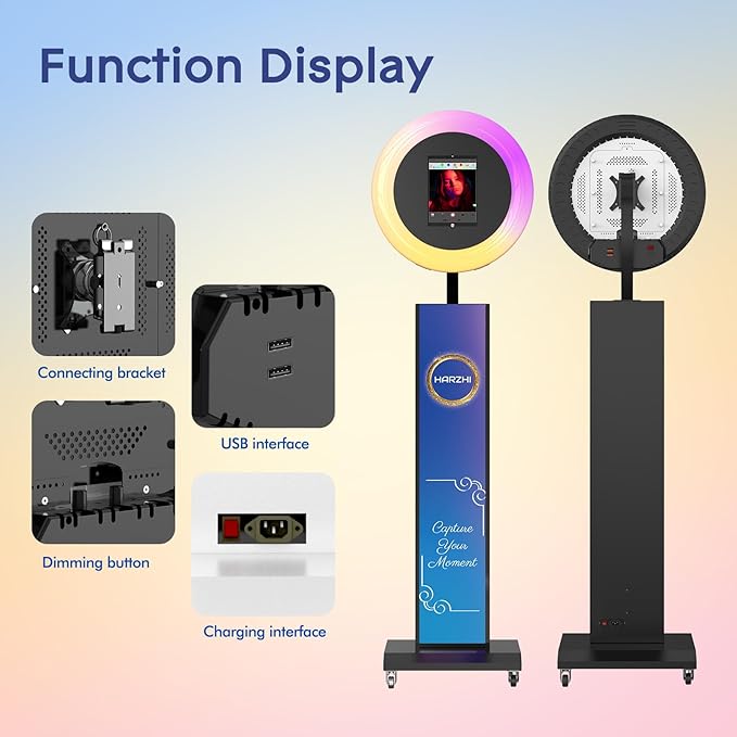 HARZHI Portable Photo Booth Compatible - Image 4