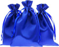 Blue Satin Gift Bags by Knitial