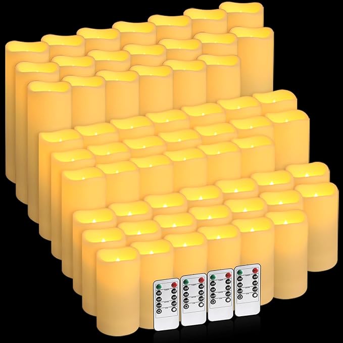 60-Pack LED Flameless Candles - Image 2