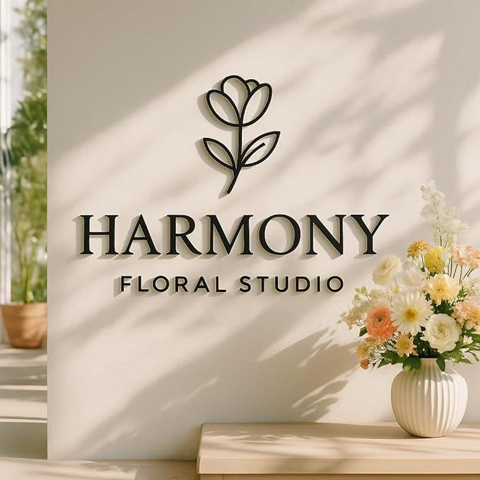 Personalized Business Logo – Acrylic Wall Decor by Minart