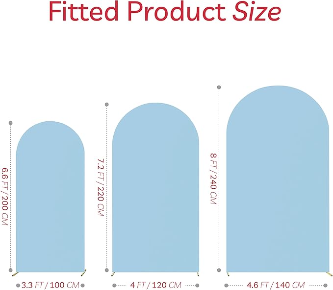 Spandex Anti Wrinkle Arch Backdrop Cover - Image 7