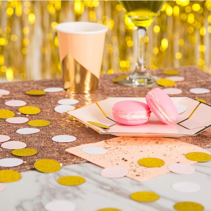 MOWO Confetti Circles Wedding Party Decor and Table Decor, 1.2’’ in Diameter - Image 5