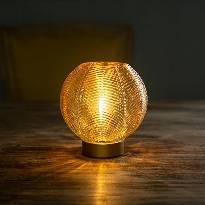 Battery Operated Lamp with Timer, Table Lamp Small Cordless Lamp Battery Powered - Image 4