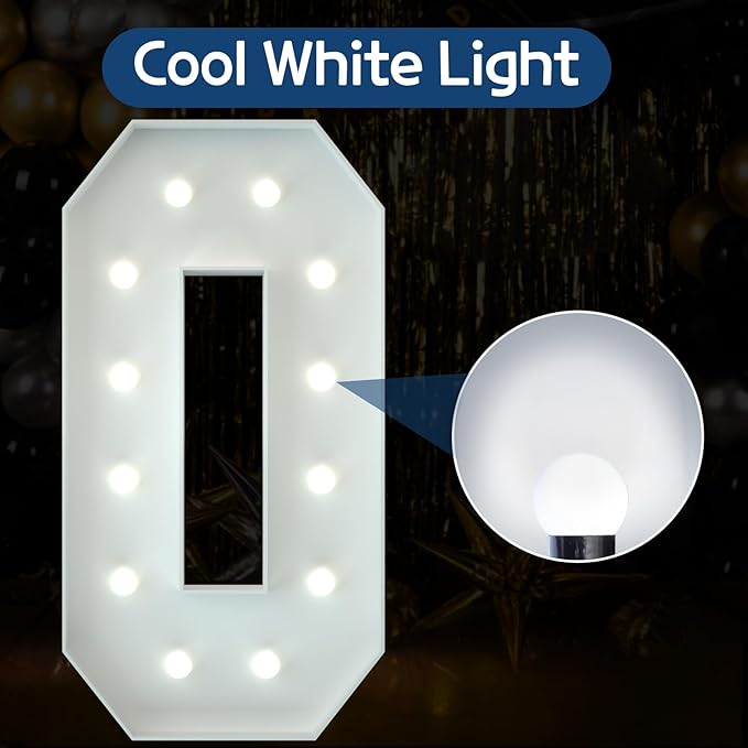 Marquee Letters 4 Feet Tall Large Light Up Letters Baby Shower Decorations - Image 2