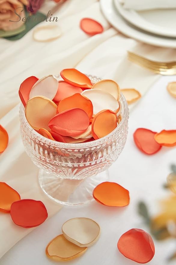 Serwalin 300Pcs Silk Rose Petals Flower Petals - Image 3