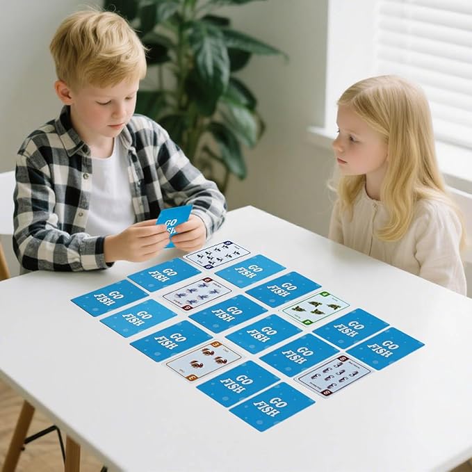 Card Games for Kids, Old Maid, Go Fish and Crazy 8's, 3 Decks, Fun Family - Image 6