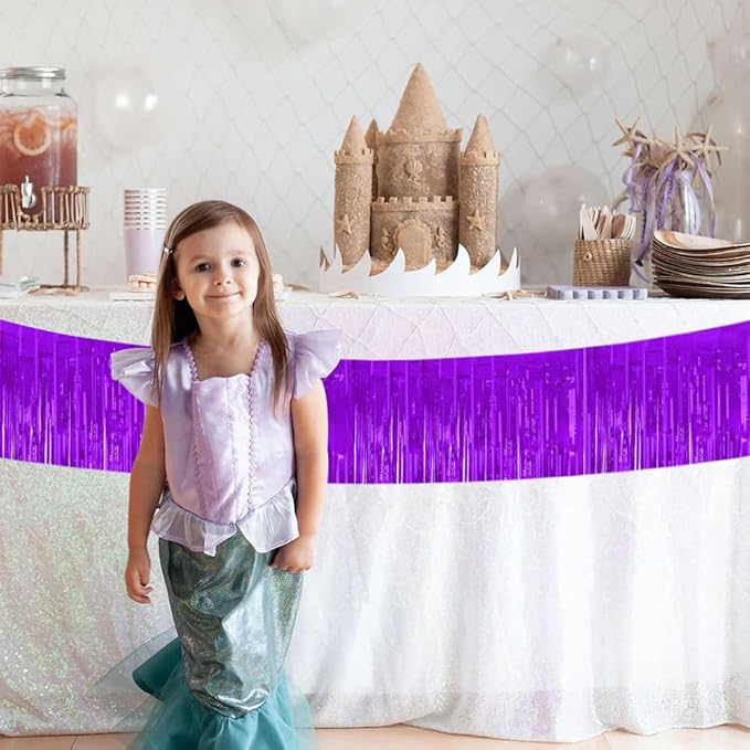 BEISHIDA 3 Packs 30 Feet Metallic Foil Fringe Garland Tinsel Streamers，Shiny - Image 5