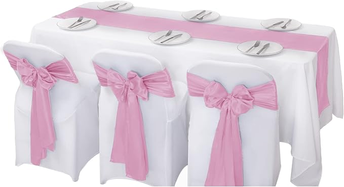 24Pack Table Runner 12 x 108 Inches Satin Silk Table Runner - Image 5