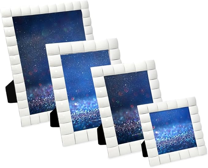 Isaac Jacobs Decorative Sparkling Jewel Picture Frame, Photo Display & Home - Image 2
