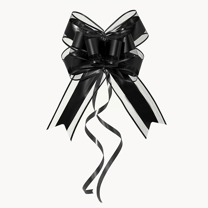 WEWILUCK Large Black Gift Bows by WEWILUCK