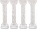 Roman Pillars Decoration Party Flower Pot Columns 10.63x34.65in Set 4Pcs Decor by Unknown