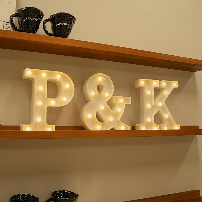 Foaky LED Letter Lights Sign Marquee Light Up Letters Sign - Image 3