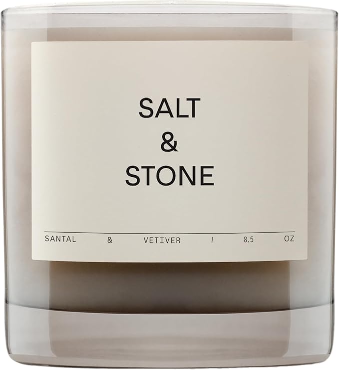 SALT & STONE Scented Candle for Women & Men | Hand-Poured, Aromatic & Fragrant by SaltStone