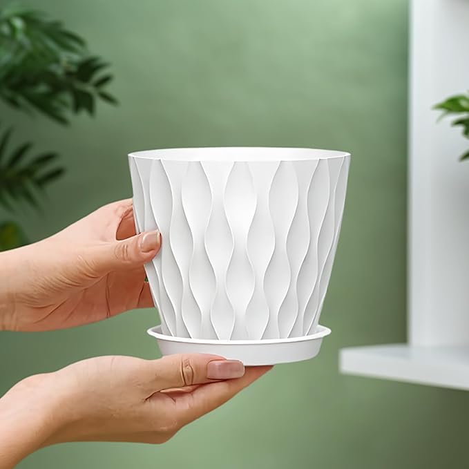 12 Pack 4 Inch Small Plant Pots - Image 3