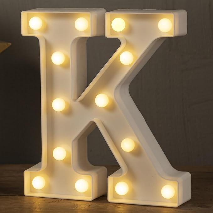 HXWEIYE LED Marquee Lights Sign by LightUpYourHomewHXWEIYE