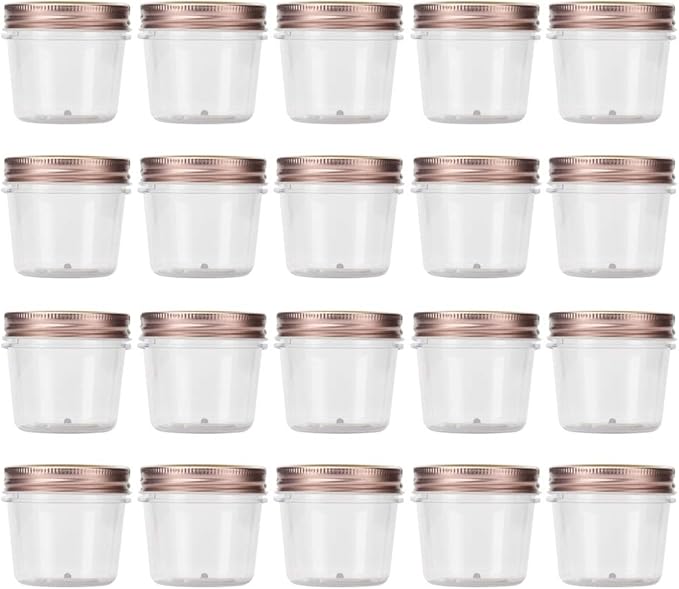 novelinks 4 oz Clear Plastic Jars by novelinks