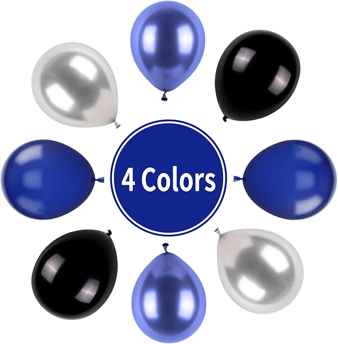 Blue and Black Balloons - Image 6