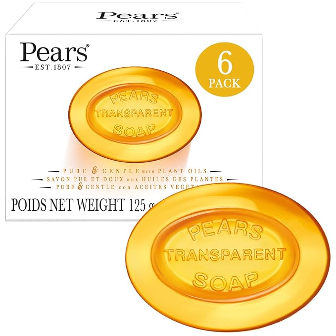 PEARS Glycerin Soap, Transparent Amber by Pears