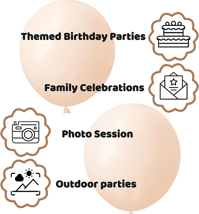 110pcs Nude Balloon 12 inch - Image 3