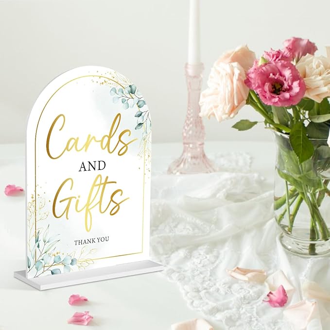 2-Piece Acrylic Wedding Sign Set - Image 2