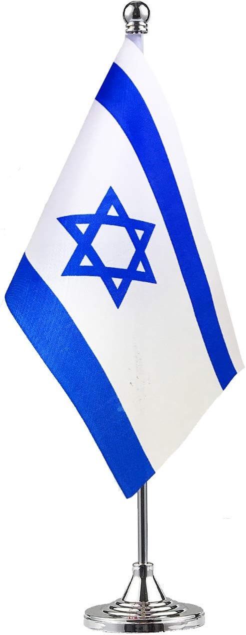 Israel Israeli Table Flag, Desk Flags, Office Flag, International World Country by GentleGirl