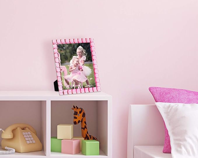 Isaac Jacobs Decorative Sparkling Jewel Picture Frame, Photo Display & Home - Image 6