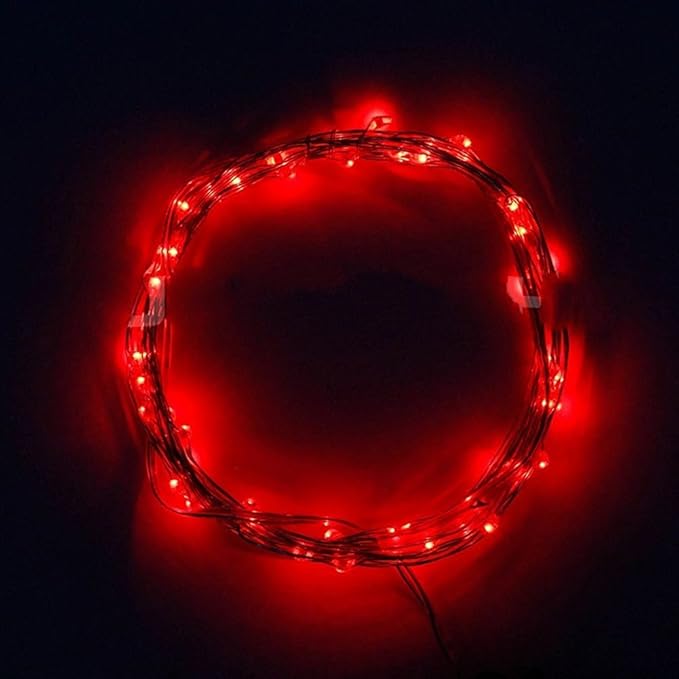 ANJAYLIA String Lights, 16.5Ft/5M 50leds Bright Light Party Home Festival - Image 3