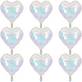 Iridescent Heart Balloons by TAOYE