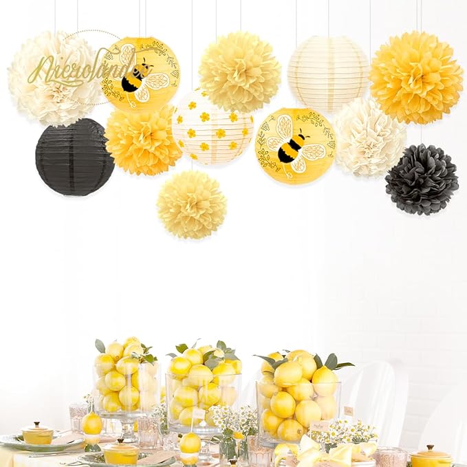NICROLANDEE Bee Party Decorations, Bee Themed Birthday Decorations - Image 5